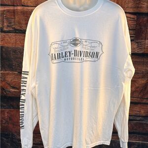 Harley-Davidson Classic White Long Sleeve Tee